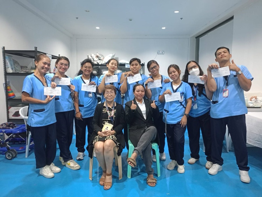 CleverCare students and staff at a certificate and award ceremony