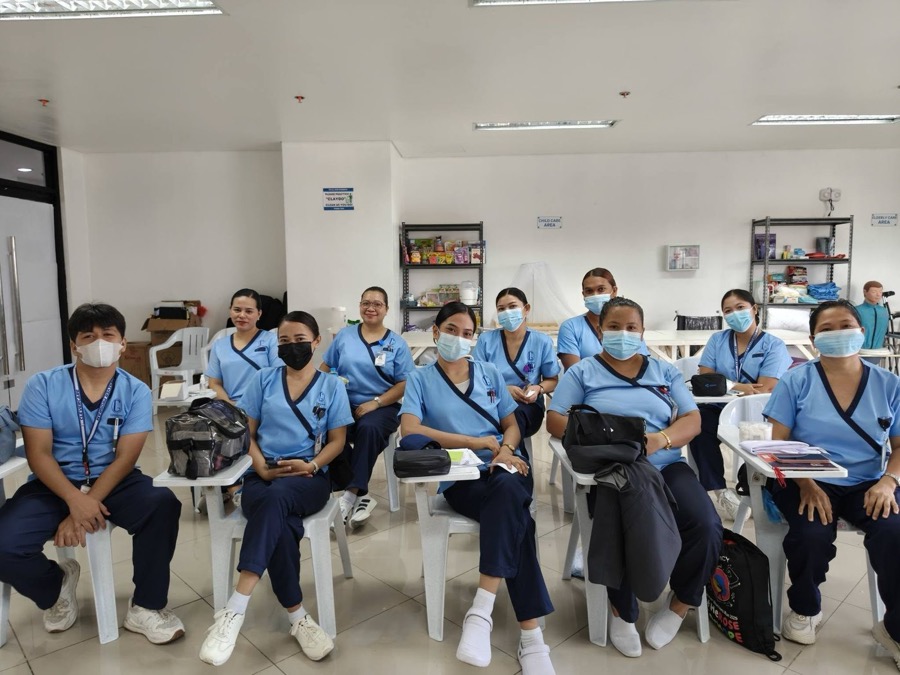 CleverCare students in a candid group moment