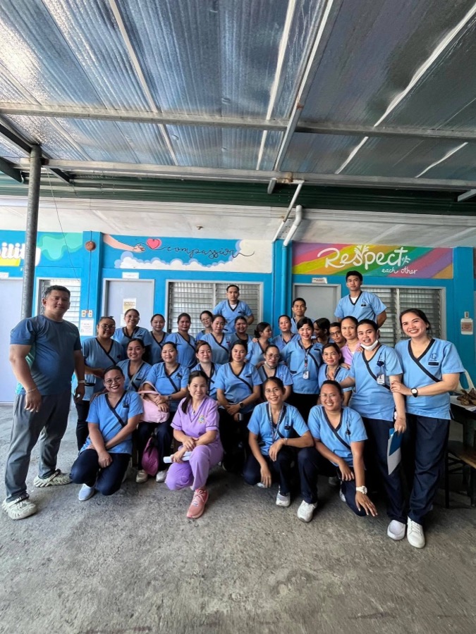 CleverCare students inside Eversley Childs Sanitarium & General Hospital during OJT